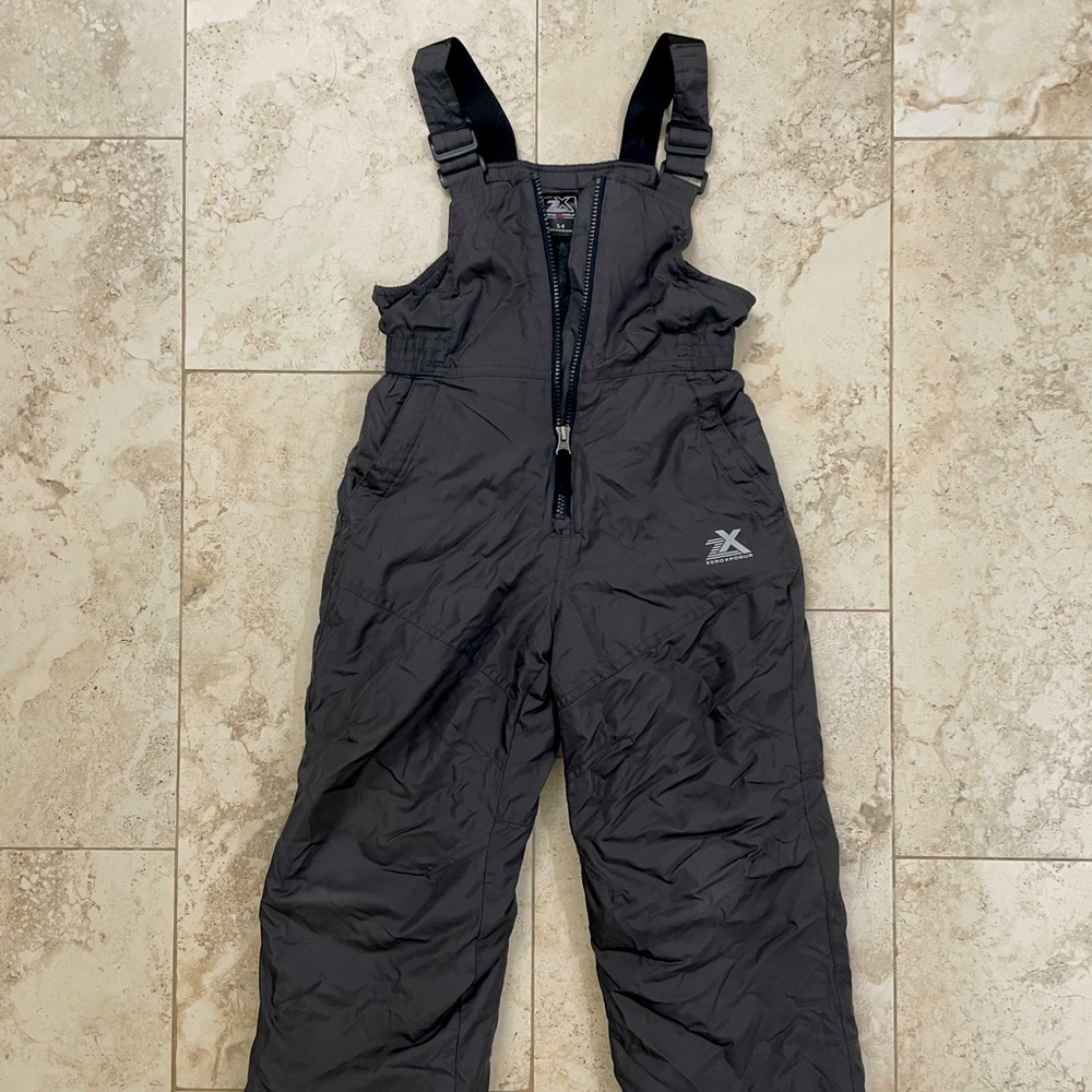 Boys snow bib coverall pants